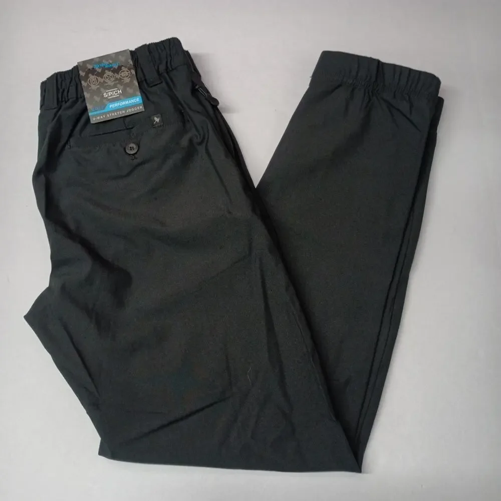Birdie Bound Golf Joggers Men's S Black‎ Stretch Drawstring